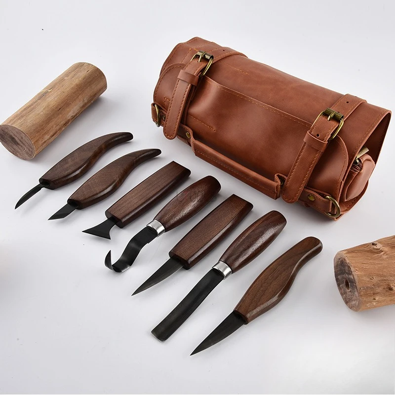 Beginner Leatherwork Kit - Kit de escultura em madeira de