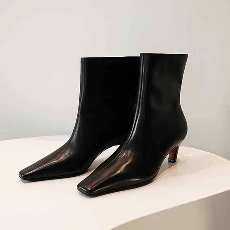 Leather Work Western - Aiykazysdl 2025 botas de tornozelo de