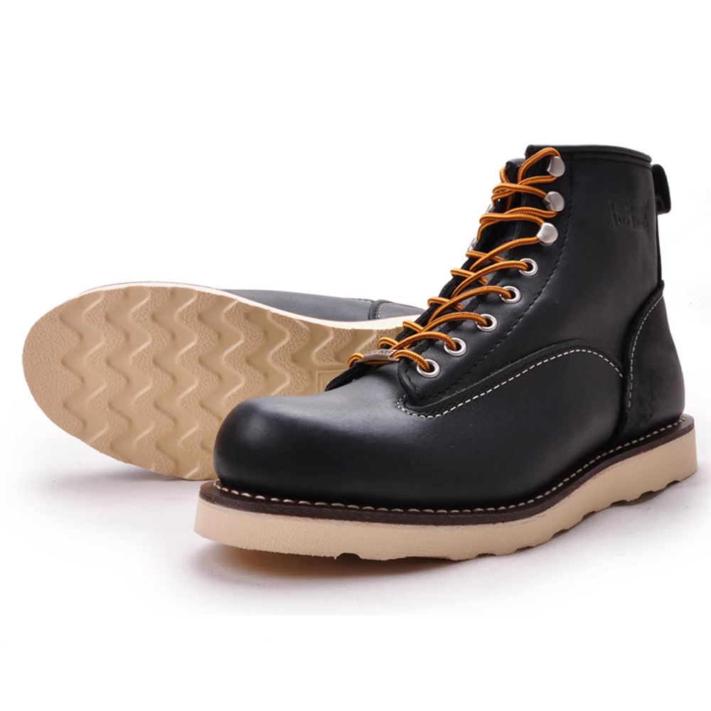 Leather Work Western - Botas Masculinas de Couro Genuíno para