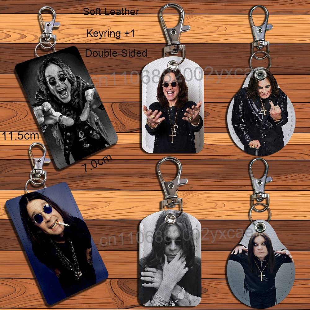 Leather Working - Porta-cartões preto Ozzy para banco, negócios,