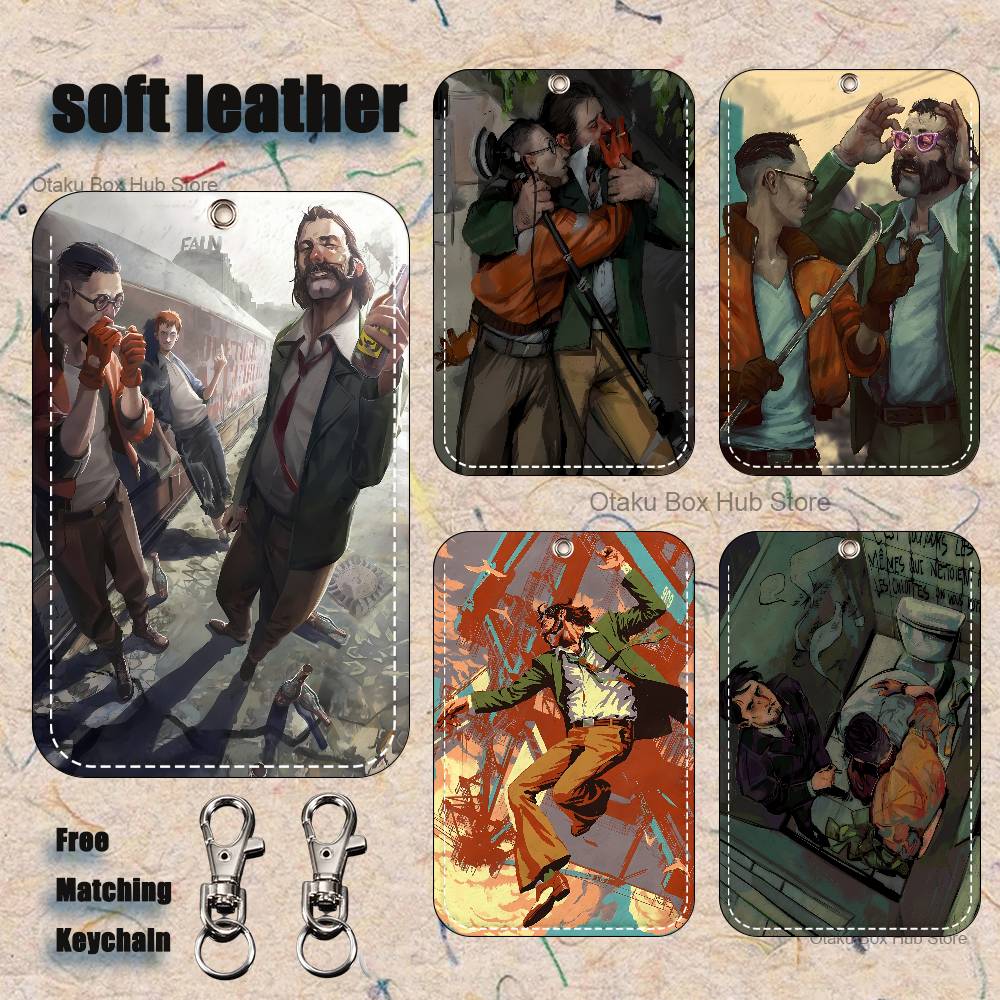 Leather Working - Jogo d-disco e-elysiums titular chaveiro para