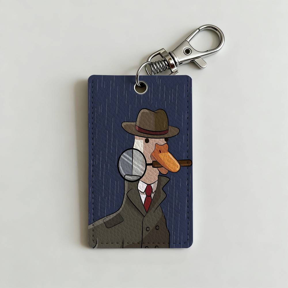 Chaveiro Porta-Crachá de Pato  - Leather Working avaliação e preço