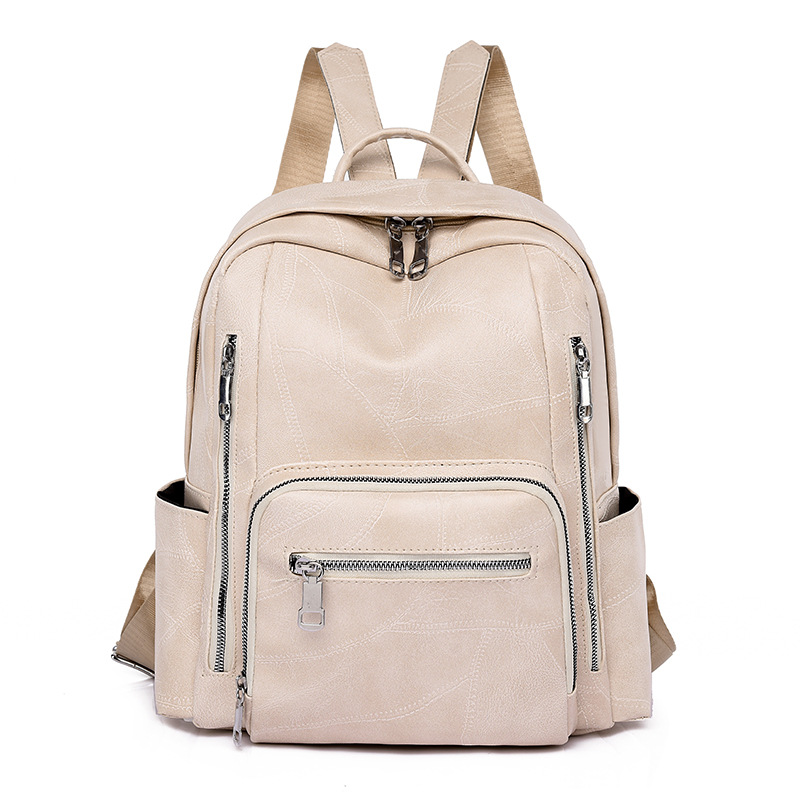 Mochila feminina de couro pu,  - Leather Work Womens Backpack avaliação e preço