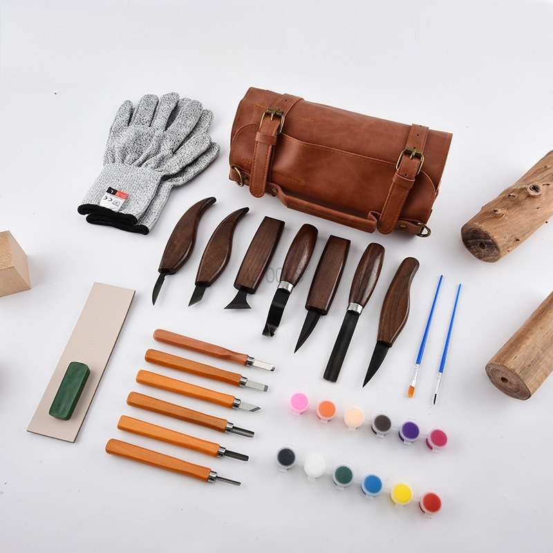 Kit de escultura em madeira de - Beginner Leatherwork Kit avaliação e preço