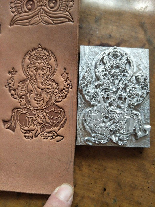 Molde de Gravação em Couro 3D  - Leatherwork Embossing avaliação e preço