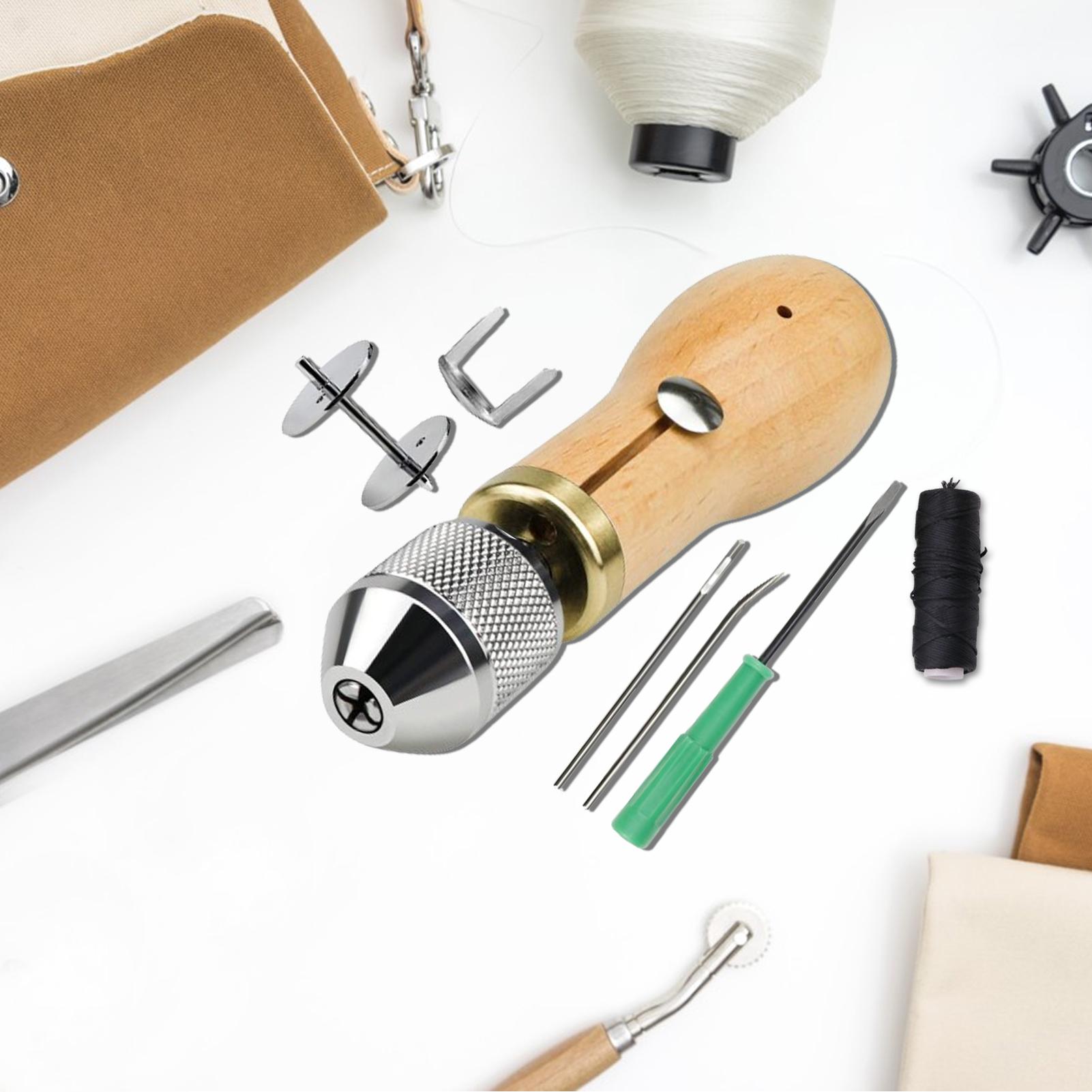 Kit de ferramentas para trabal - Beginner Leatherwork Kit avaliação e preço