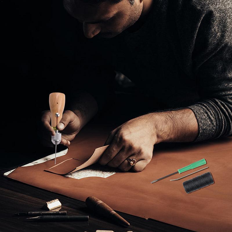 Kit de ferramentas para trabal - Beginner Leatherwork Kit avaliação e preço