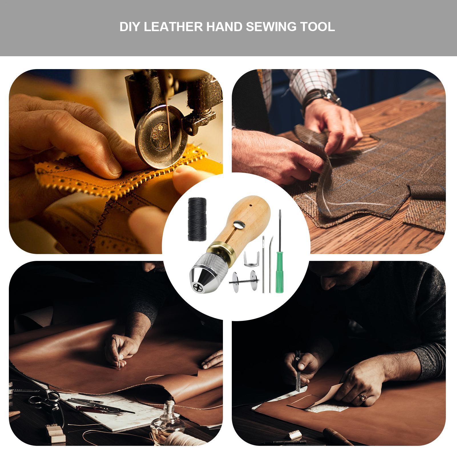 Kit de ferramentas para trabal - Beginner Leatherwork Kit avaliação e preço