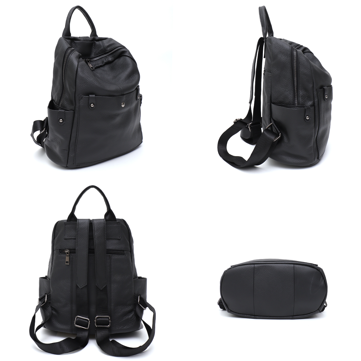 Macio genuíno couro diário moc - Leather Work Womens Backpack avaliação e preço