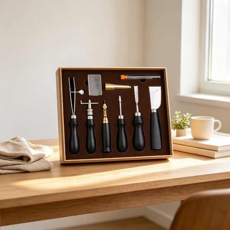Kit Completo de Costura Manual - Beginner Leatherwork Kit avaliação e preço