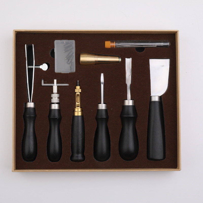 Kit Completo de Costura Manual - Beginner Leatherwork Kit avaliação e preço