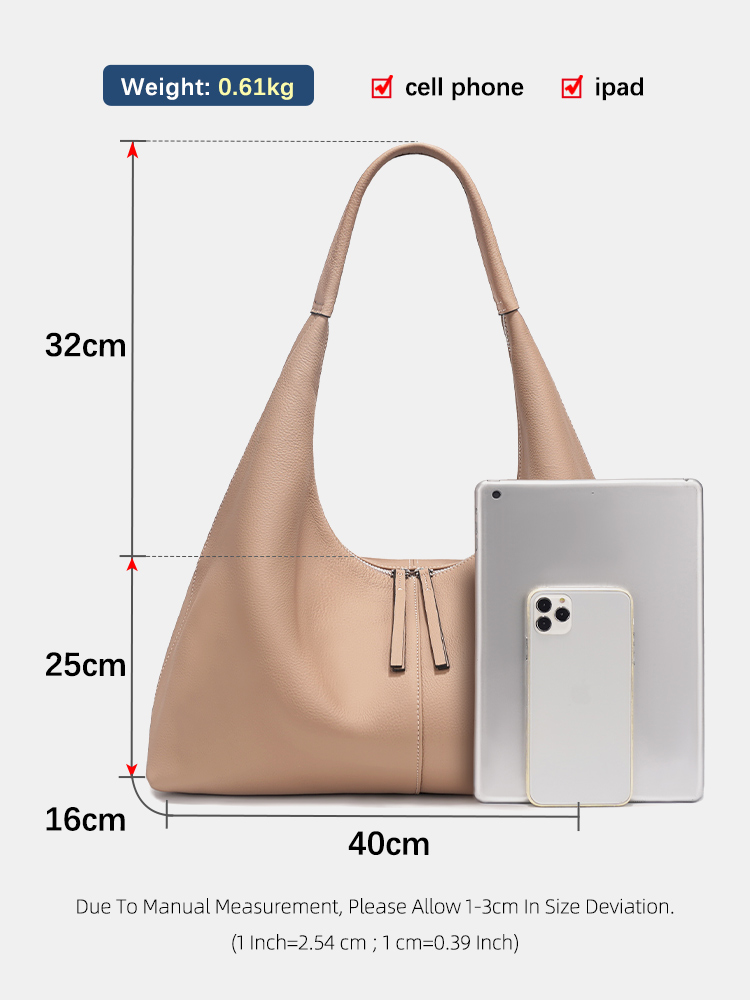 Zency bolsa tote de couro genu - Leather Work Handbags avaliação e preço