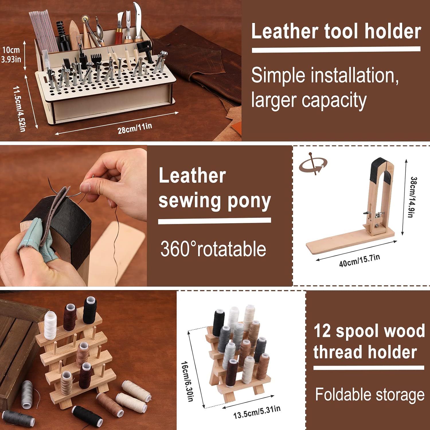 Conjunto de Ferramentas para T - Beginner Leatherwork Kit avaliação e preço