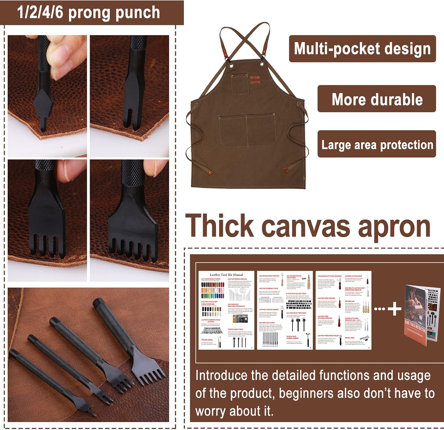 Conjunto de Ferramentas para T - Beginner Leatherwork Kit avaliação e preço