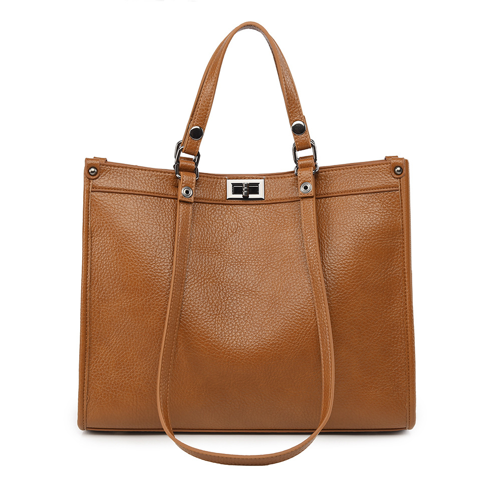 Bolsa tote feminina de grande  - Leather Work Handbags avaliação e preço