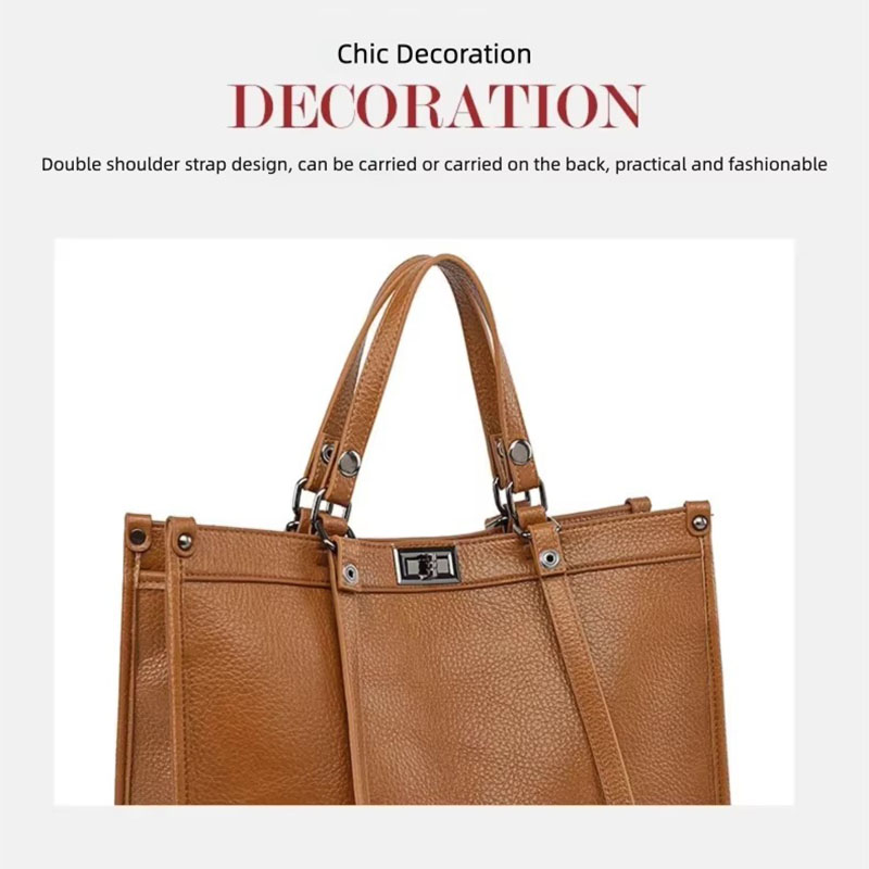 Bolsa tote feminina de grande  - Leather Work Handbags avaliação e preço