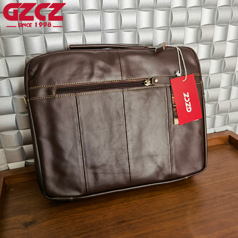 Bolsa Masculina GZCZ para Laze - Leather Work Handbags avaliação e preço