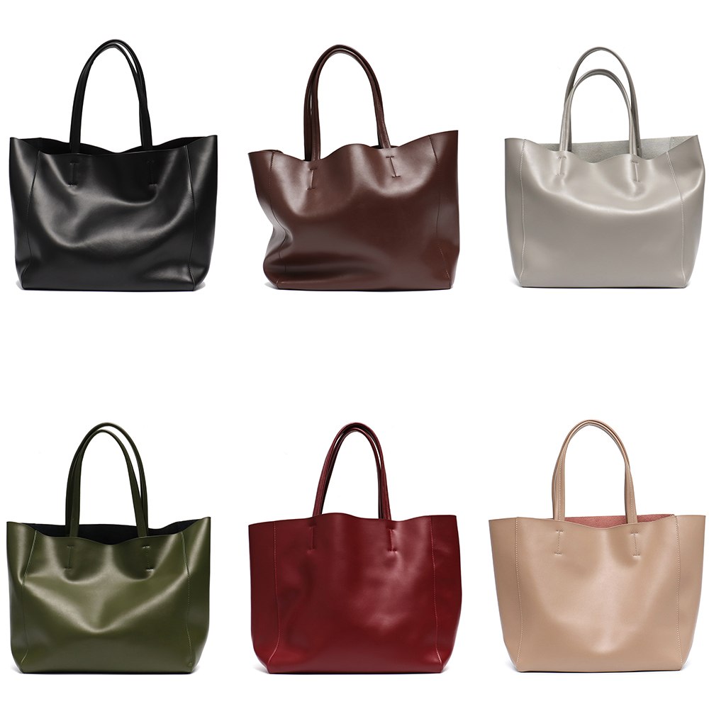Bolsa tote grande minimalista  - Leather Work Handbags avaliação e preço
