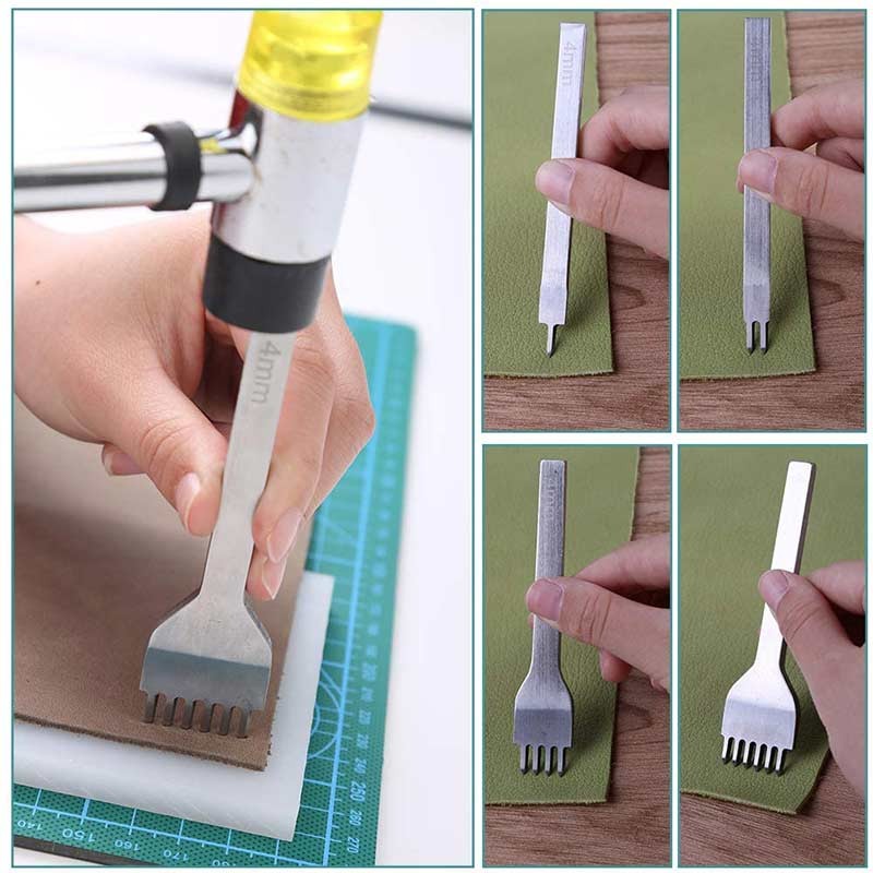 Kit de Ferramentas para Trabal - Beginner Leatherwork Kit avaliação e preço