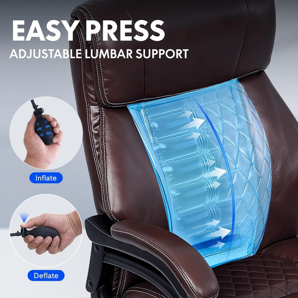 Cadeira de Escritório de Alta  - Leather Working avaliação e preço