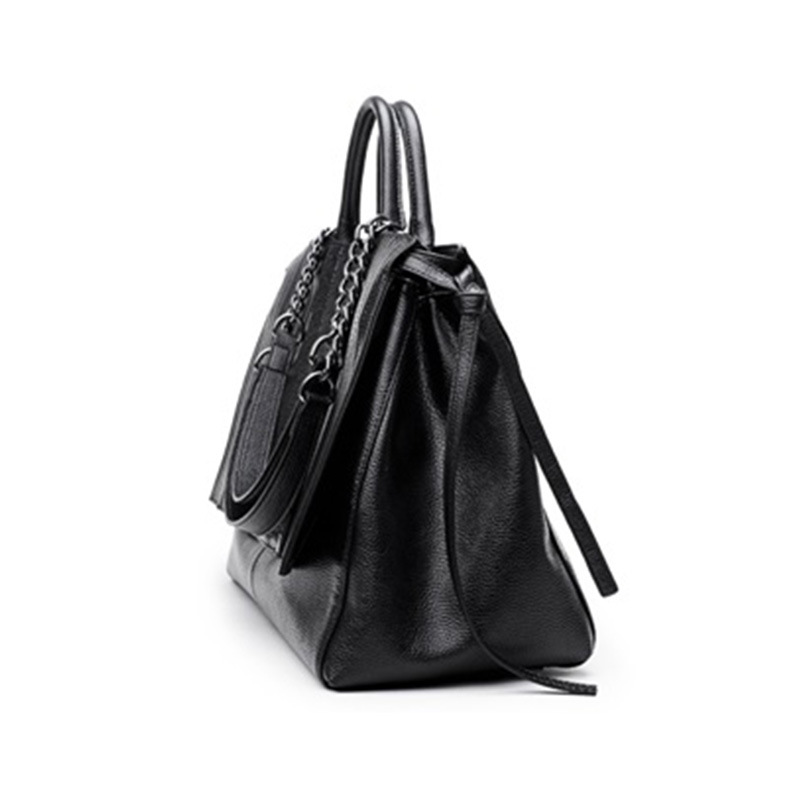 Bolsa tote elegante com zíper, - Leather Work Handbags avaliação e preço