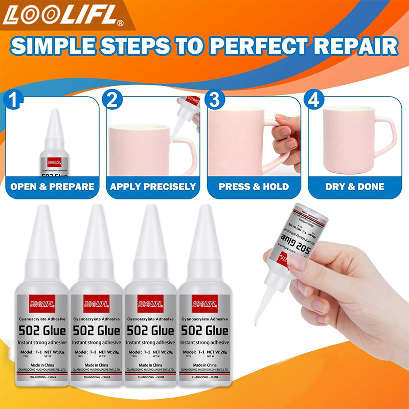 1-3pcs,20ml,502 super cola, co - Contact Cement Leather avaliação e preço