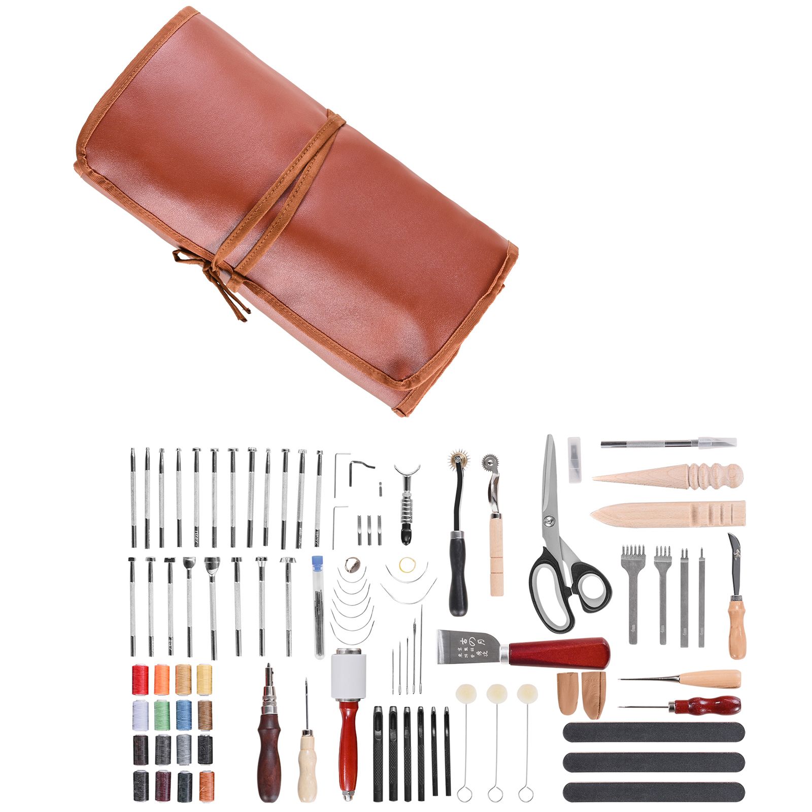 Kit de Ferramentas para Trabal - Beginner Leatherwork Kit avaliação e preço
