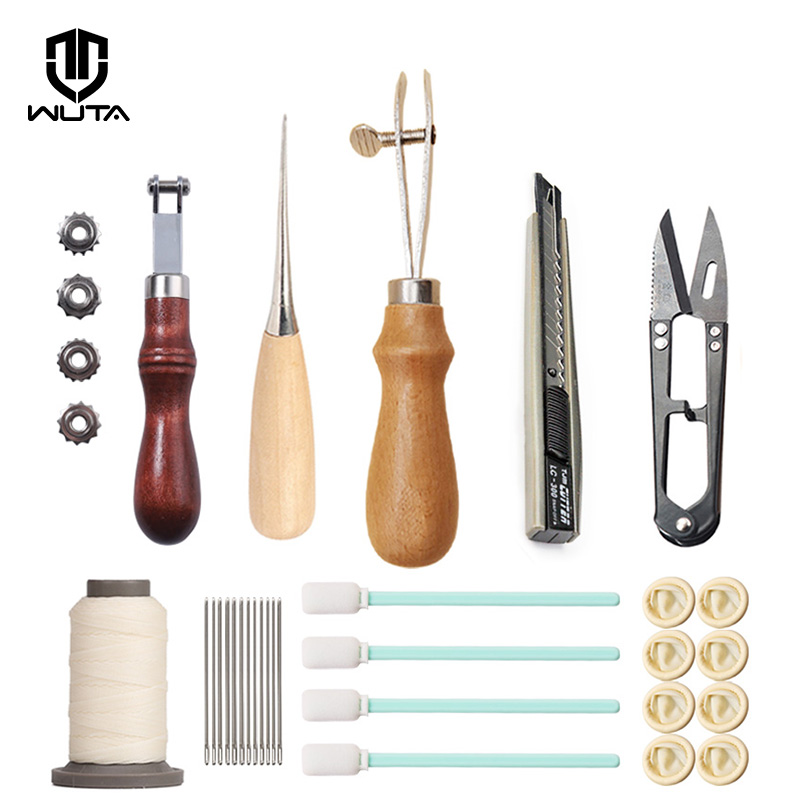 Wuta kit de ferramentas artesa - Beginner Leatherwork Kit avaliação e preço