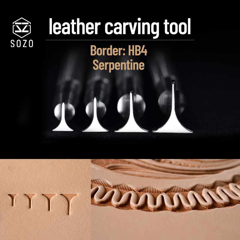 SOZO-304 Stainless Steel Stamp - Leatherwork Embossing avaliação e preço