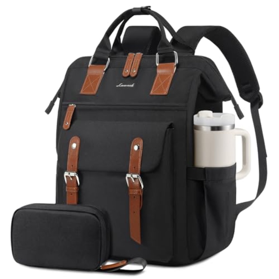 Mochila para Laptop Feminina,  - Leather Work Womens Backpack avaliação e preço