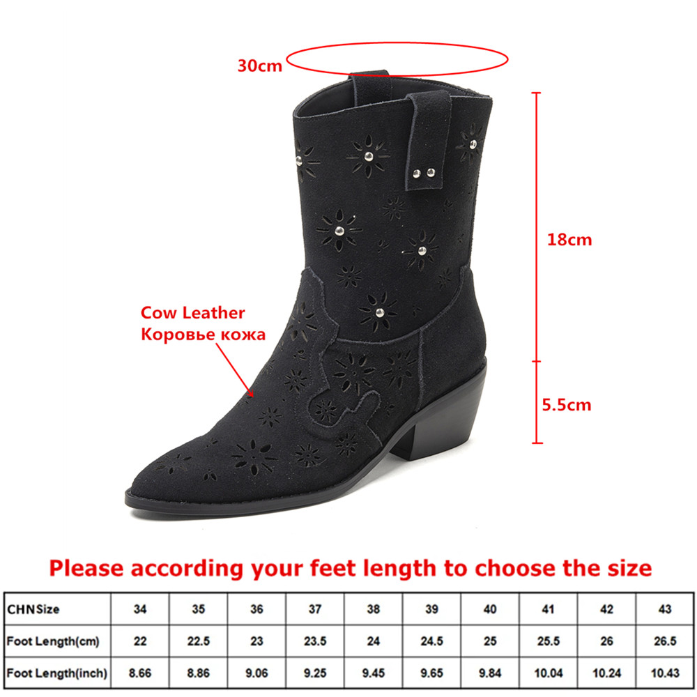 MILI-MIYA 2026 Botas Femininas - Leather Work Western avaliação e preço